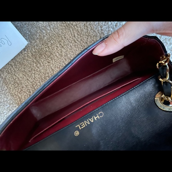 Chanel Vintage Lambskin Crystal Flap - Picture 9 of 12